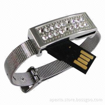 Jewelry USB Drives with 12Mpbs Reading Speed and 7Mbps Writing Speed